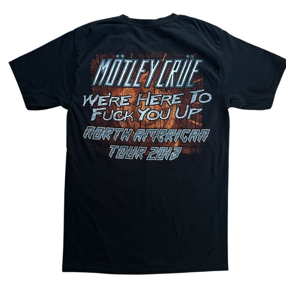 Mötley Crüe 2013 North American Tour T-Shirt Small - Picture 3 of 6